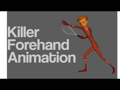 Roger Federer Off Forehand 3D Animation