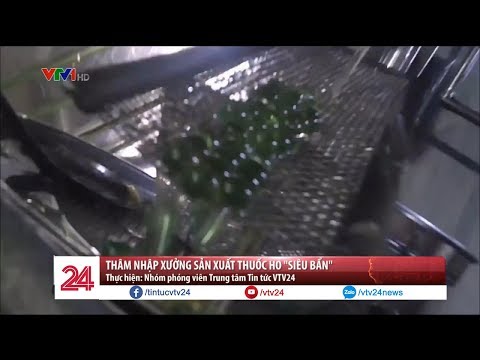 Video Thâm nhập xưởng sản xuất thuốc ho 