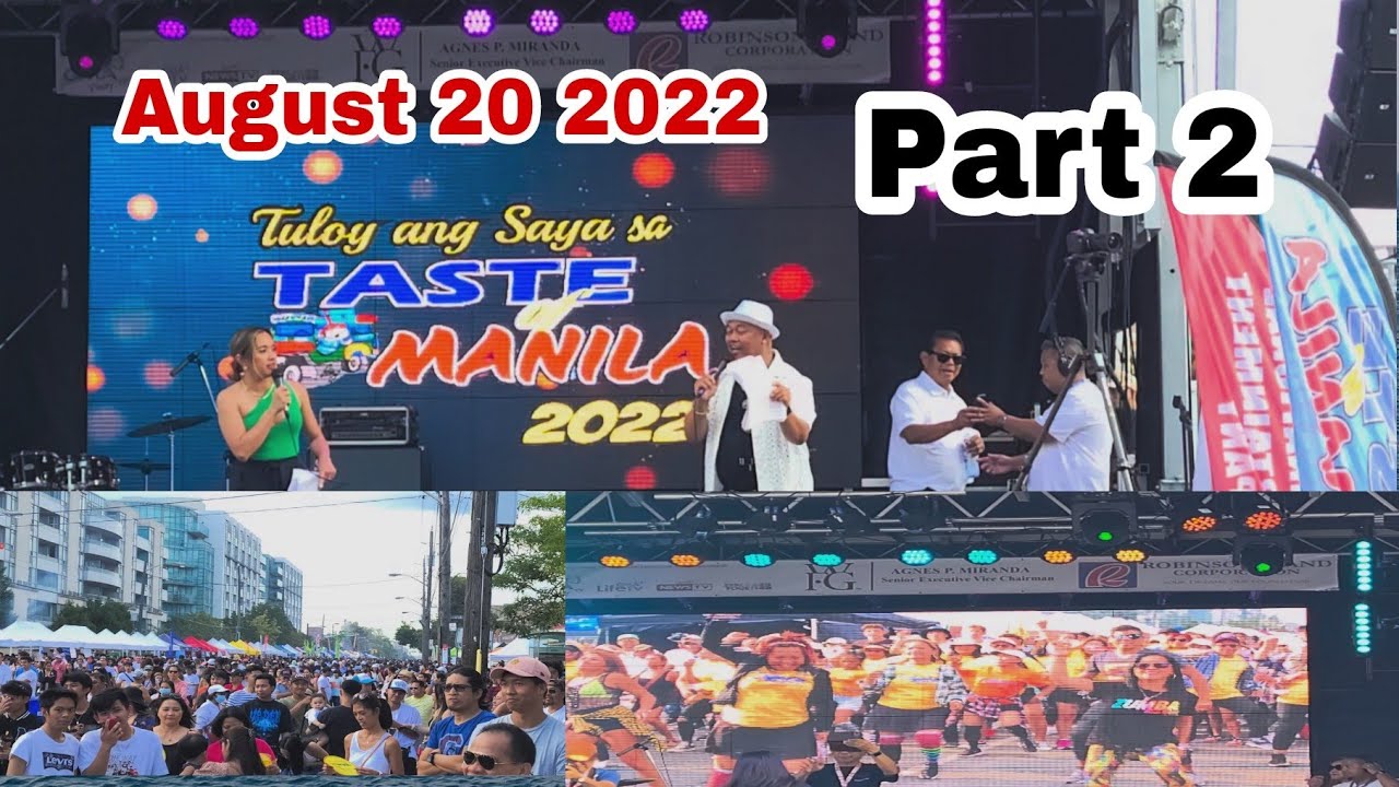 Taste of Manila Toronto Street festival at Bathurst and Wilson 2022