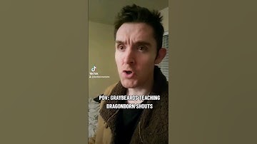 When the Dragonborn Learns Whirlwind Sprint #skyrim #gamer #funny #wholesome