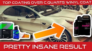 TOP COAT OVER COATING - STEK 16 FINISH by FrostyFingers 1,012 views 4 years ago 11 minutes, 59 seconds