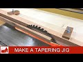 How to Make Tapered Legs with a Table Saw