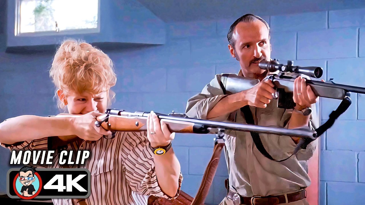 Burt & Reba Unleash Hell | TREMORS (4K) Iconic Gun Scene