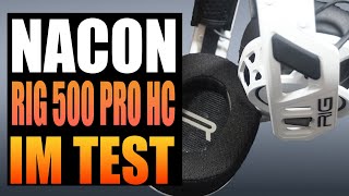 Test Review Nacon Rig 500 Pro HC Gaming Headset für Playstation 5 / XboxSeries /PC / Switch