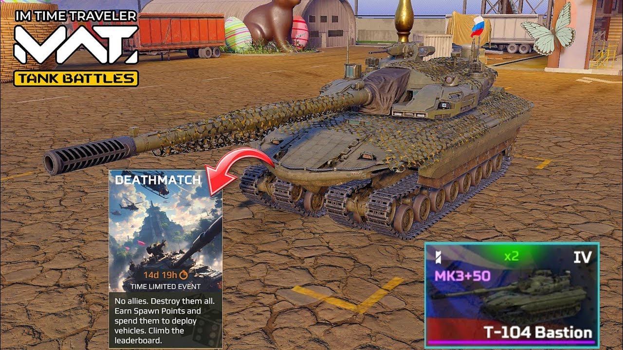 MWT Tank Battles T-104 Bastion Gameplay - YouTube