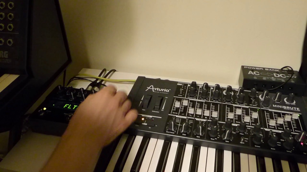 Arturia Minibrute & Eventide Timefactor