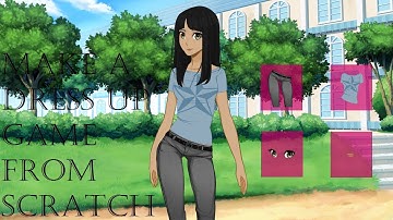 How to make a DRAG AND DROP DRESS UP GAME from SCRATCH in GDEVELOP 5