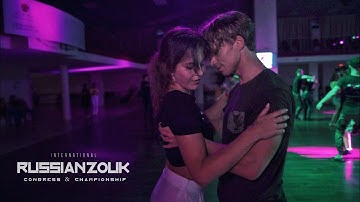 Russian Zouk Congress 2021. Aleksey Merkulov & Karalina Zyanyuk #Zouk improvisation