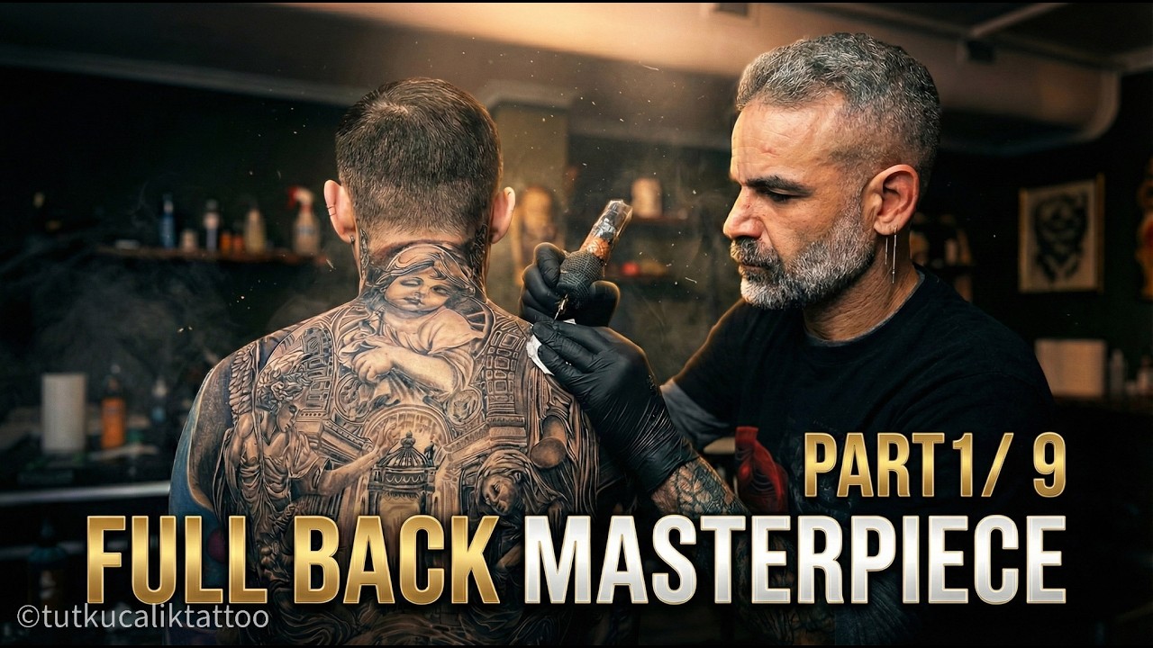 9 Bölümlük Epik Dövme Yolculuğu Başlıyor! (Part 1) | The Ultimate Backpiece | Tutku Çalık Tattoo