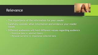 CL16 Evaluating Sources Using CRAAP