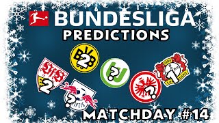 2020-2021 BUNDESLIGA ⚽ MATCHDAY 14 PREDICTIONS