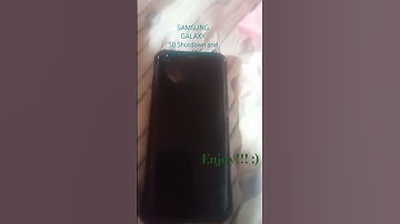 Samsung Galaxy S8 shutdown and startup [I used it for someone