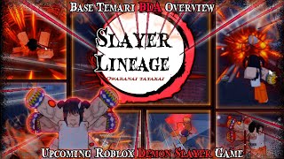 NEW Roblox Demon Slayer Game : Slayer Lineage : Devlog Episode 11 [ Temari BDA Overview]