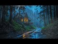 Heavy Rain and Thunder for Instant Deep Sleep | Relaxing Night Ambience