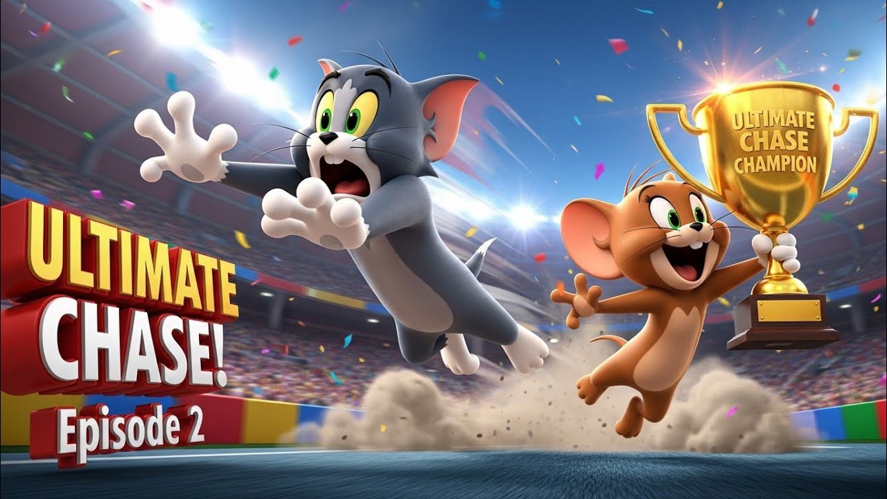 Tom & Jerry Ultimate Chase Competition Episode 2 | 3D Cartoon Full Episode | Funny Cat vs Mouse Race