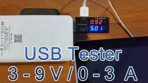 USB Tester 3 9 Volt  0 3 A from Banggood