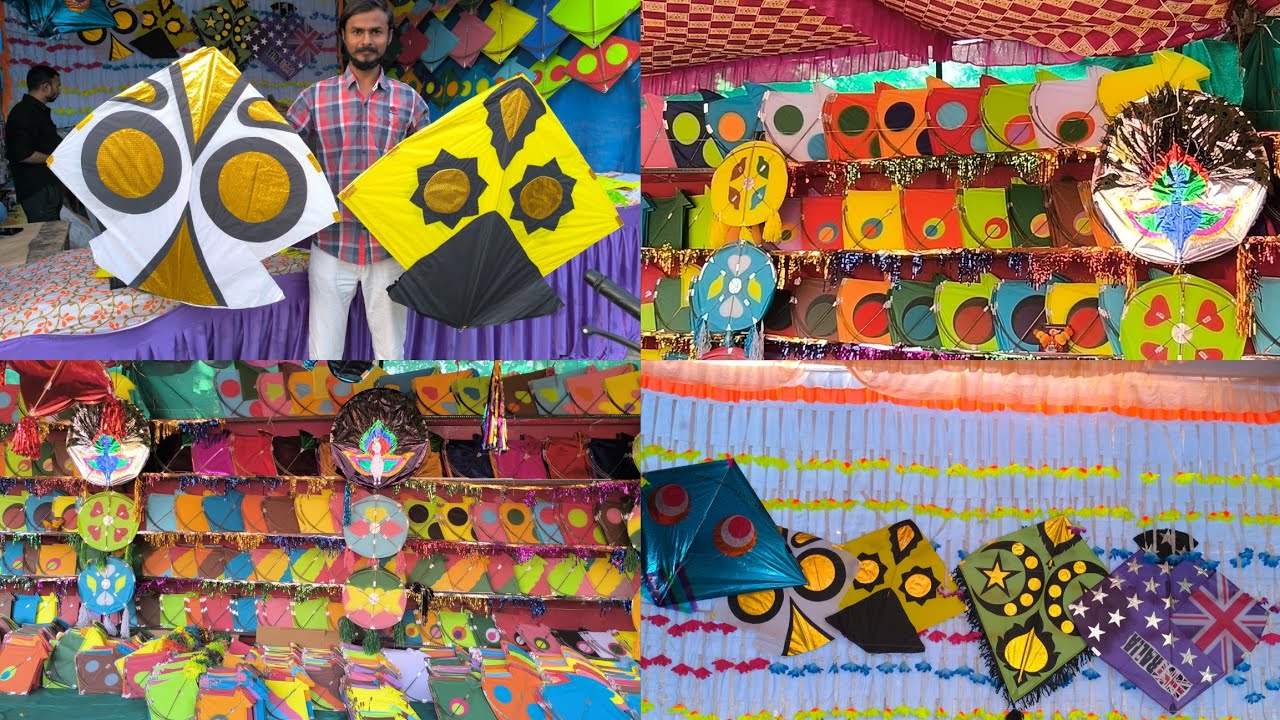 Kite Market In Gandhinagar Sector 21 | Kite Market | Kite Shop | Manja | Patangbaazi | Chahil Raval 