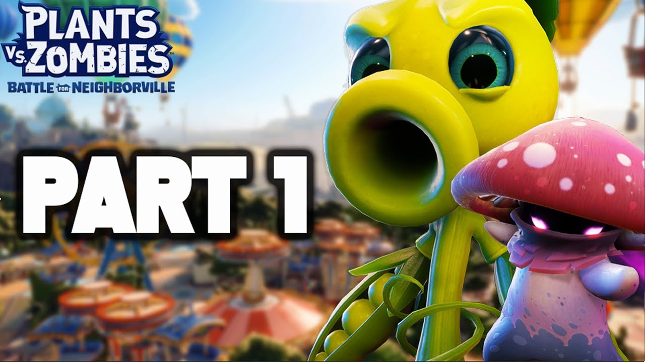 Plants Vs. Zombies Battle For Neighborville Gameplay Walkthrough Part 1! Intro + 3 Boss Battles! - Youtube