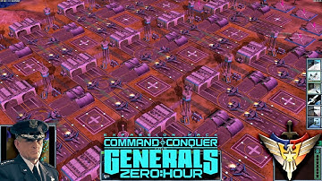 USA Air Force | 1vs7 China Tank Generals | Command & Conquer Generals Zero Hour