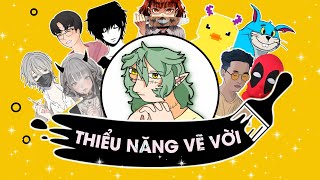 THIỂU NĂNG VẼ VỜI 2 | (w/ GNDTT, Dương 404, Duy Lê, MB3R, NDCG,...) | Scribble It!