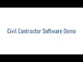 Construction Software Demo Video