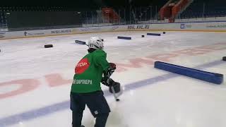 KHV#242 Тренировка по развитию технических хоккейных навыков в школе Салават Юлаев с dmitri2khockey