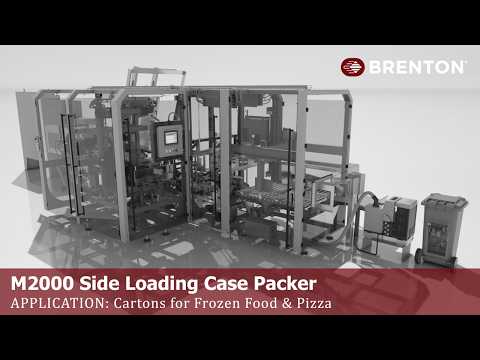 Brenton's M2000 Case Packer - Packing Cartons of Frozen Food