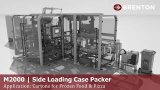 Brenton's M2000 Case Packer - Packing Cartons of Frozen Food