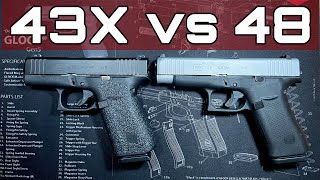 Glock 43X VS Glock 48 Comparison