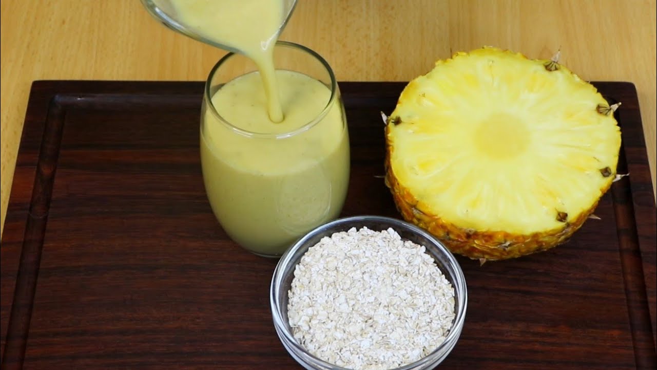 ¡MESCLA PIÑA CON AVENA! - YouTube
