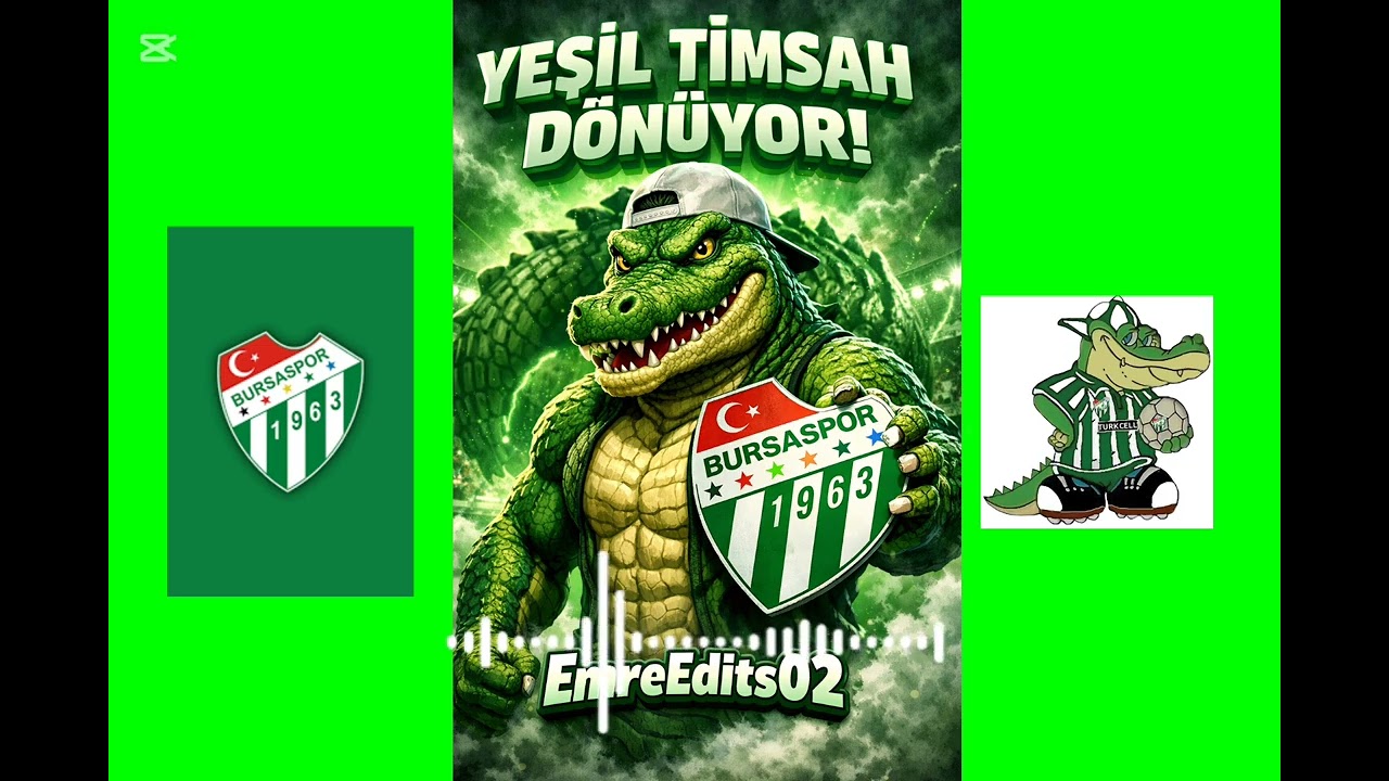 BURSASPOR YEŞİL TİMSAH DÖNÜYOR MARŞI 