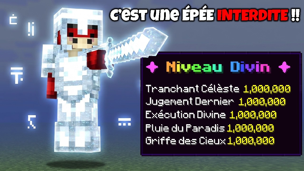 Finir Minecraft mais j'ai des ITEMS DIVIN.. (trop cheat)