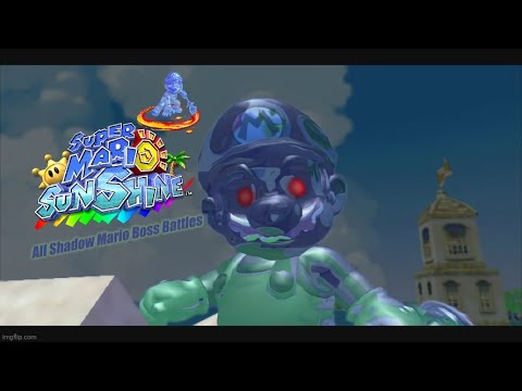 MarioMonday - Super Mario Sunshine All Shadow Mario Boss Battles - YouTube