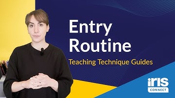 Entry Routine - Classroom Behaviour Management Technique