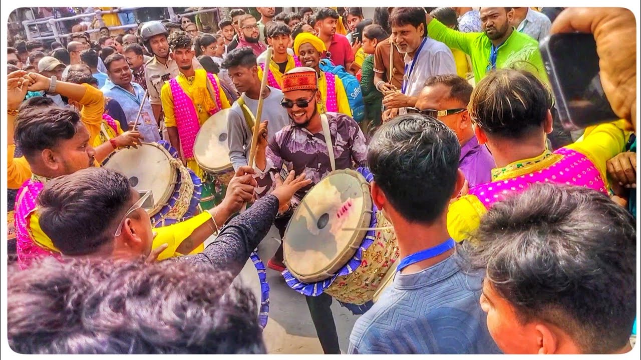 Bol Bam Dhol Tasha VS Mr India Dhol Tasha 🔥🤘||Nabadwip Rash Tasha 2025||#tasha #dholtasha #nabadwip