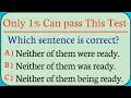 Mixed English grammar quiz 🌟 Only Genius Can pass This brain Test: