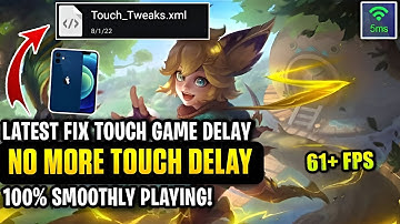 How To Fix TOUCH DELAY Screen In Mobile Legends [Patch Fredrinn] 100% Fast Responsive (Update 2022)