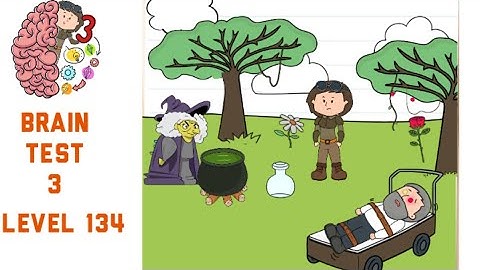 Brain Test 3 Level 134 Now they must make him drink the potion Walkthrough