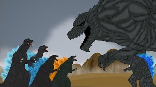 GODZILLA WAR  Part 3 : Godzilla Millenium vs. Godzilla Earth  | PANDY Animation 22