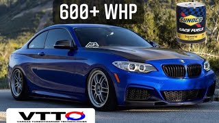 BUILDING A BMW F22 M240i in 8 MINUTES! (Upgraded turbo + Flames) B58