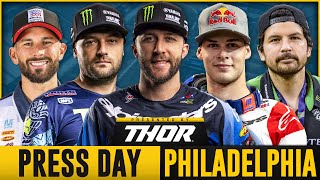 2024 Philadelphia Supercross | Press Day ft. Tomac, Webb, Lawrence