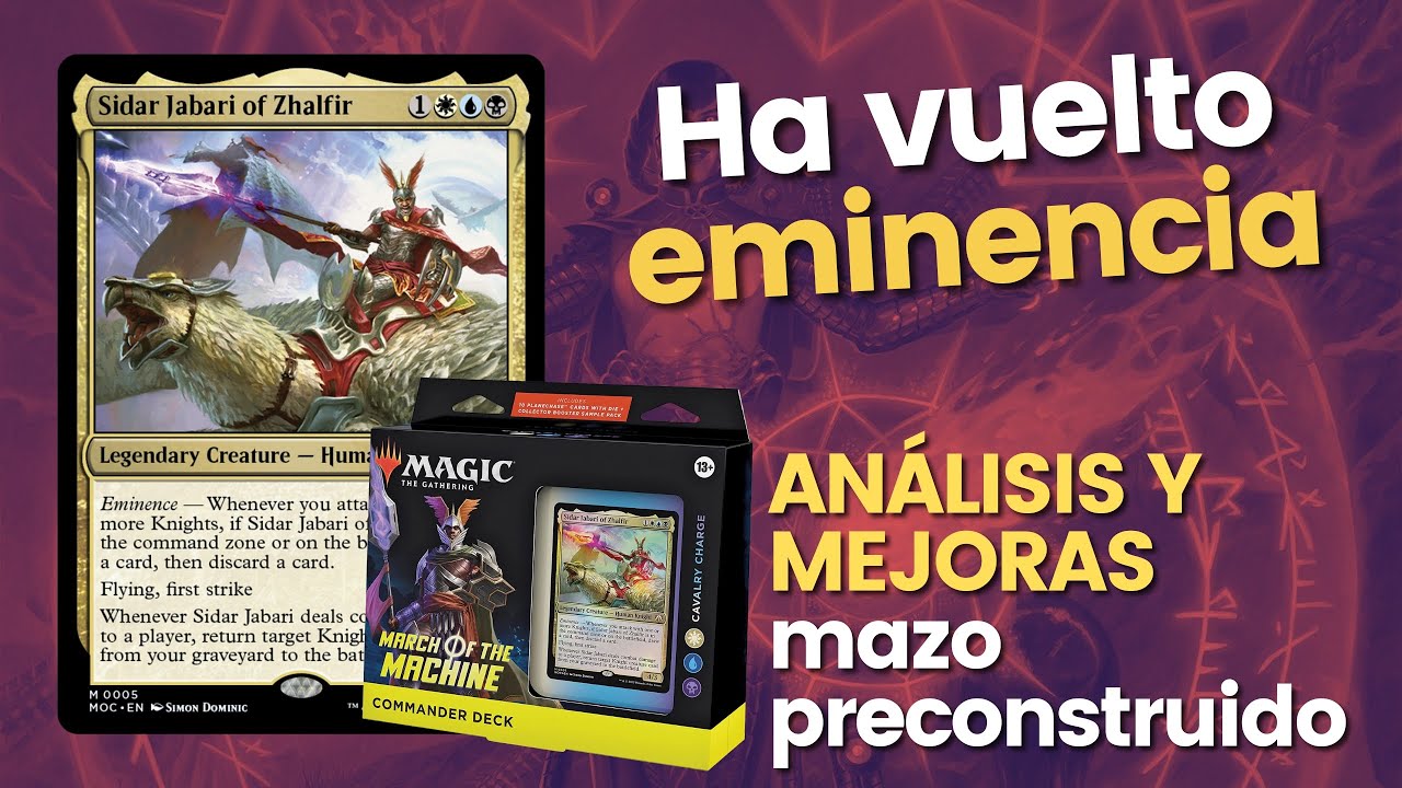 MAZO COMMANDER MARCH OF THE MACHINE - MAGIC THE GATHERING - CARGA DE  CABALLERIA (ESPAÑOL)