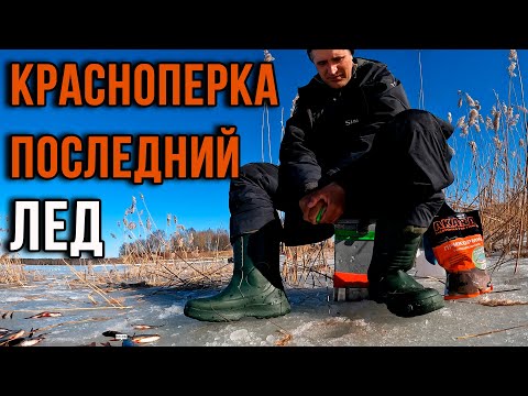 Красноперка, последний лед.