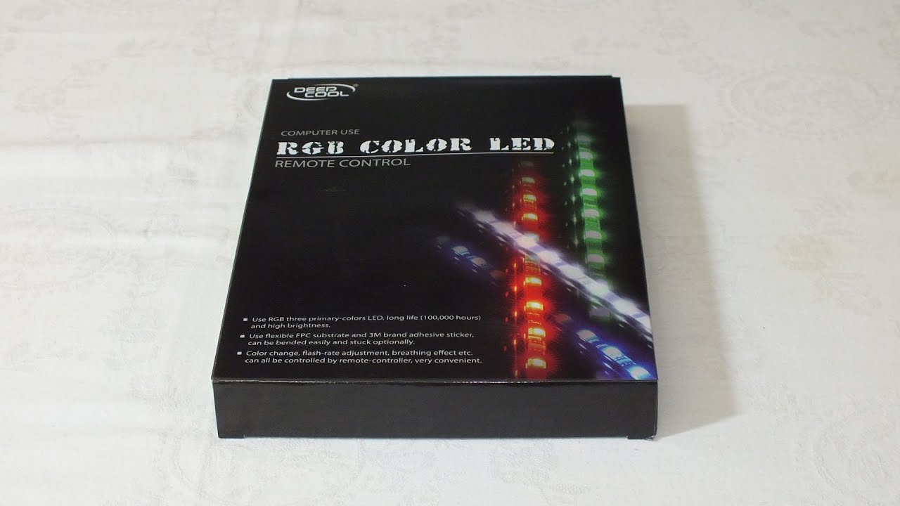 Deepcool RGB LED Lighting Kit Unboxing [Ro] - YouTube