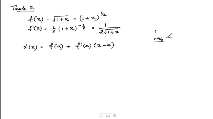Linear Approximation | Example 2 | Numerical Computation