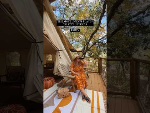 Unique Texas Stays [Part 1]: Collective Retreats in Wimberley, TX #travel #glamping #texas