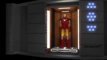 Helicarrier IronMan Diorama 3D Model