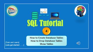 Let's Learn SQL:#4 How to create, show and drop database Tables with examples