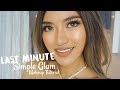 LAST MINUTE! Simple Glam Makeup Tutorial (Bahasa Indonesia)
