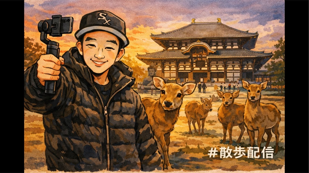 【奈良公園】散歩配信❗️